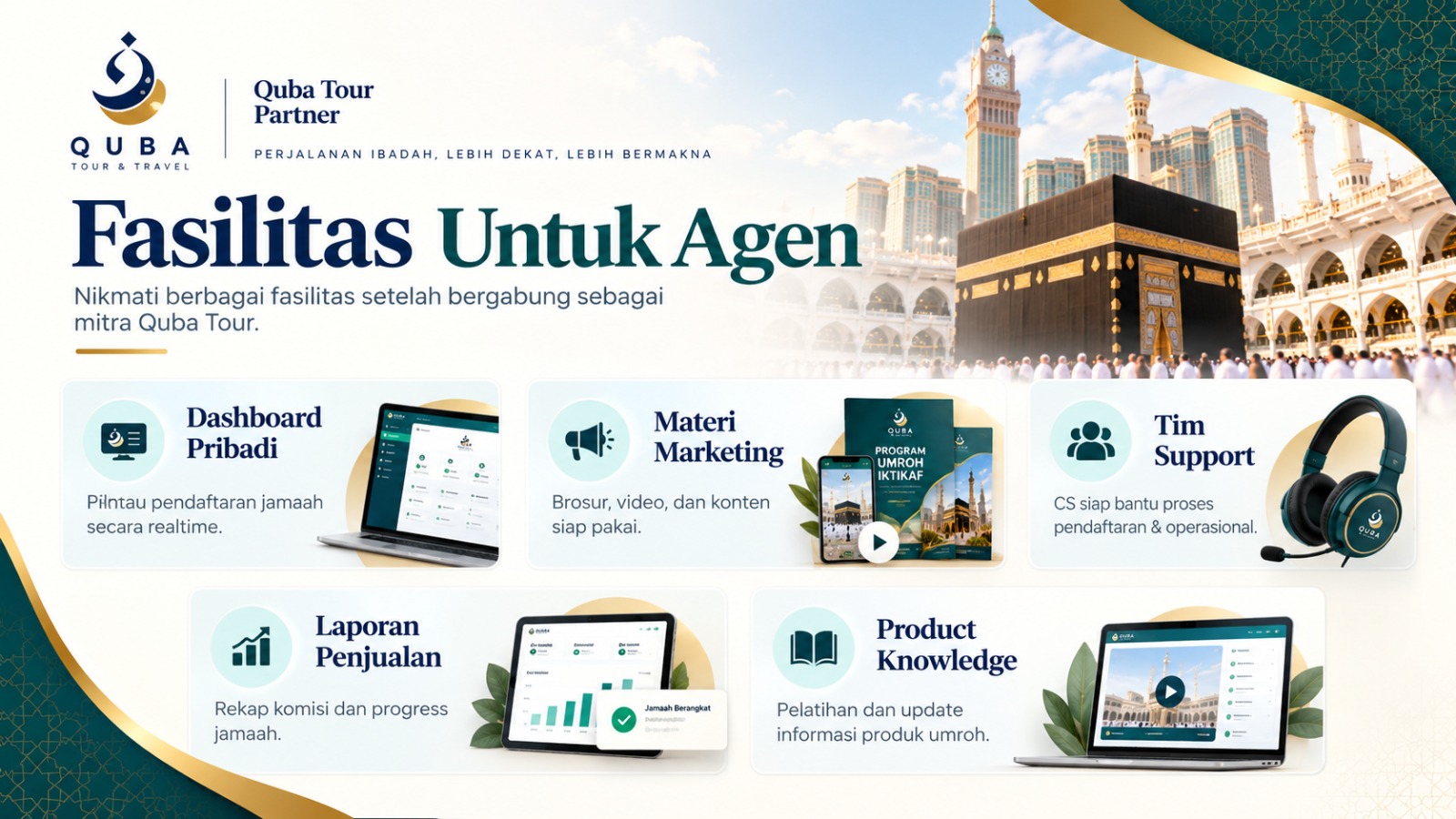 Fasilitas Untuk Agen Quba Tour